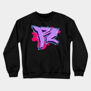 Letter R - Graffiti Street Art Style Crewneck Sweatshirt